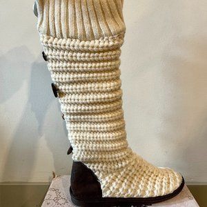 Knit Muk Luk Boots